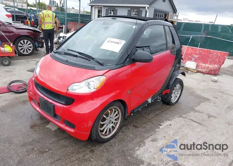 2012 Smart Fortwo Passion из США, поврежденный, VIN WMEEK3BA2CK559941